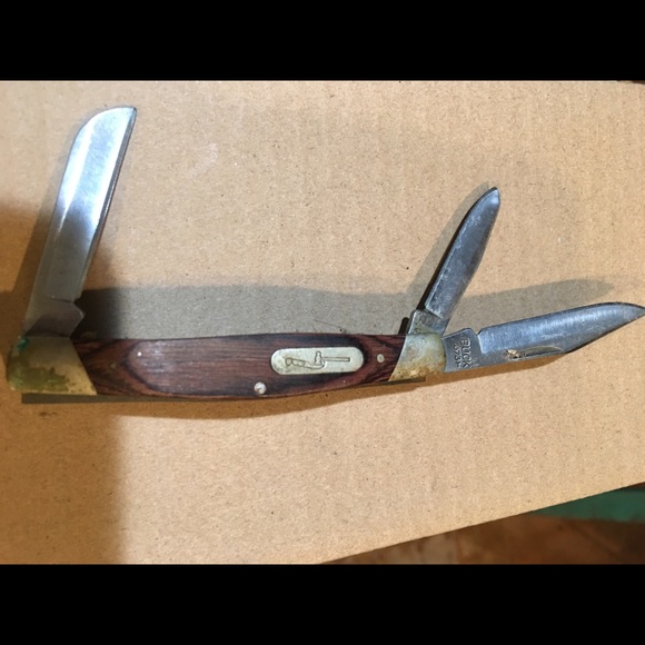 Vtg Buck Stockman knife wood handle - Picture 1 of 10